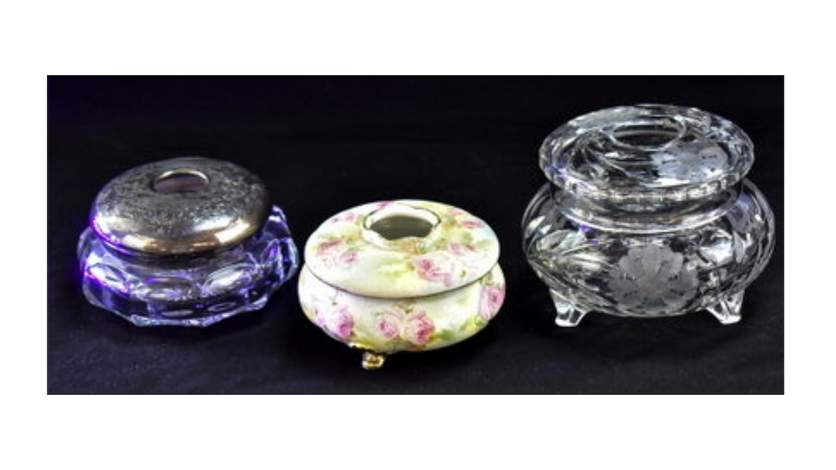 The Hair Receiver, what is this antique jar with a hole in the lid?!