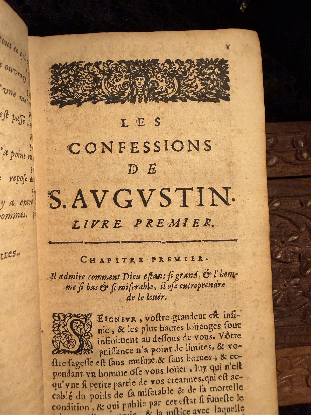 Les Confessions de S. Augustin, Arnauld d'Andilly's translation, Paris, later seventeenth century